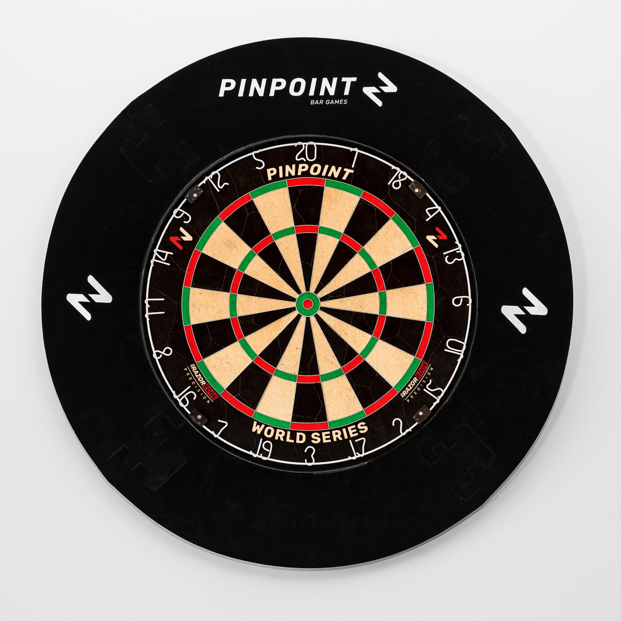PINPOINT Platinum Tour Professional Dartboard - Bristle Dart Board | Darts Board for Bar Games and Pub Games | Optional Dartboard Stand & Dartboard Surround (Board Only)