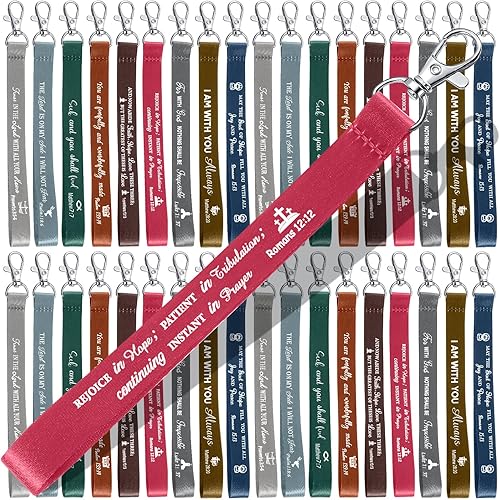 90 llaveros cristianos a granel de las Escrituras Llaveros inspiradores religiosos Llaveros religiosos con versículos bíblicos regalos de iglesia