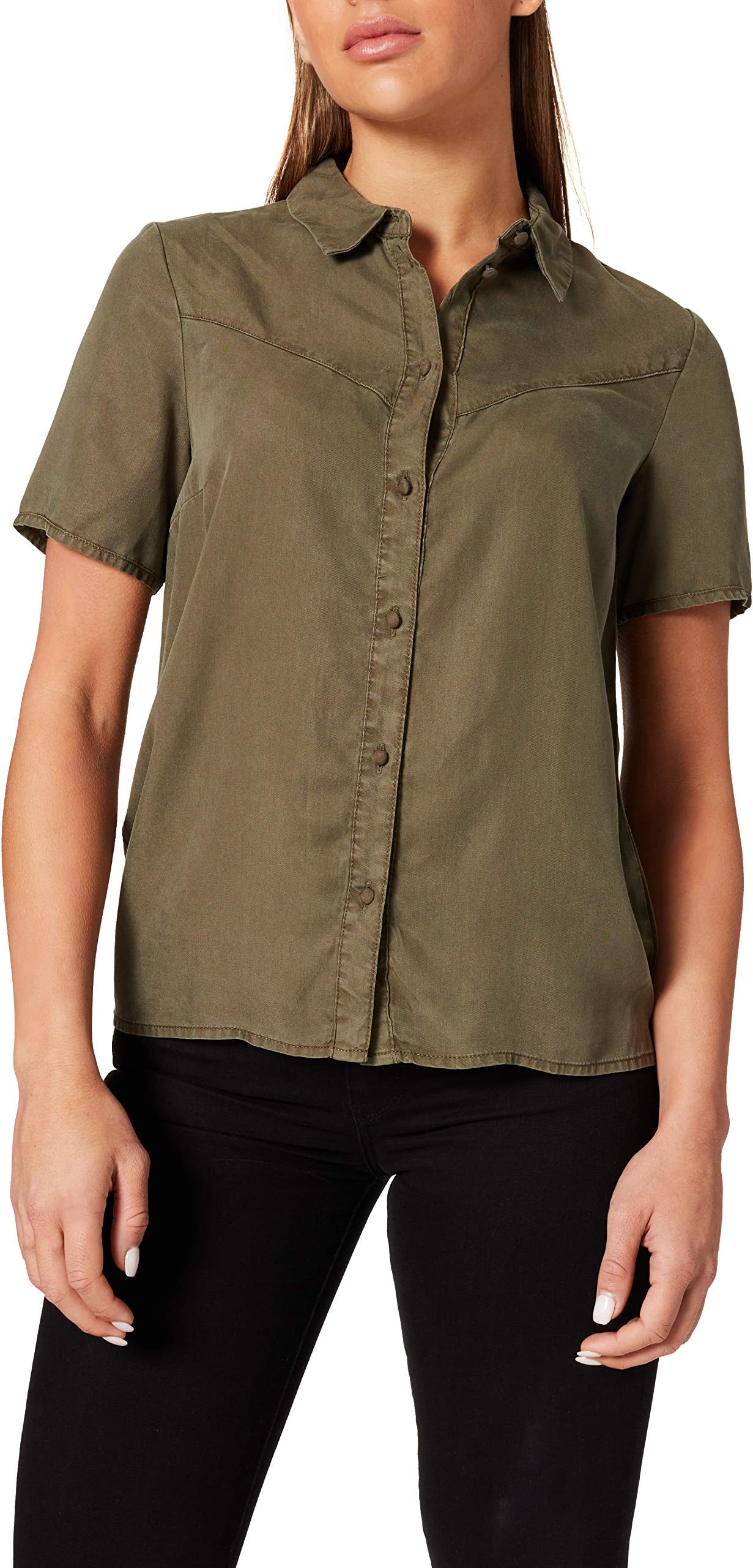 PIECESWomen's Pcmaya Ss Shirt Kac Fc T-Shirt