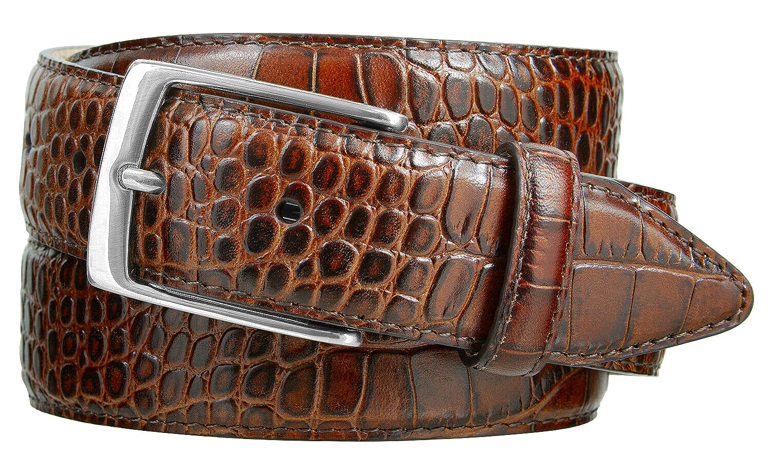 AE354 Genuine Full-Grain Cowhide Dress Belt