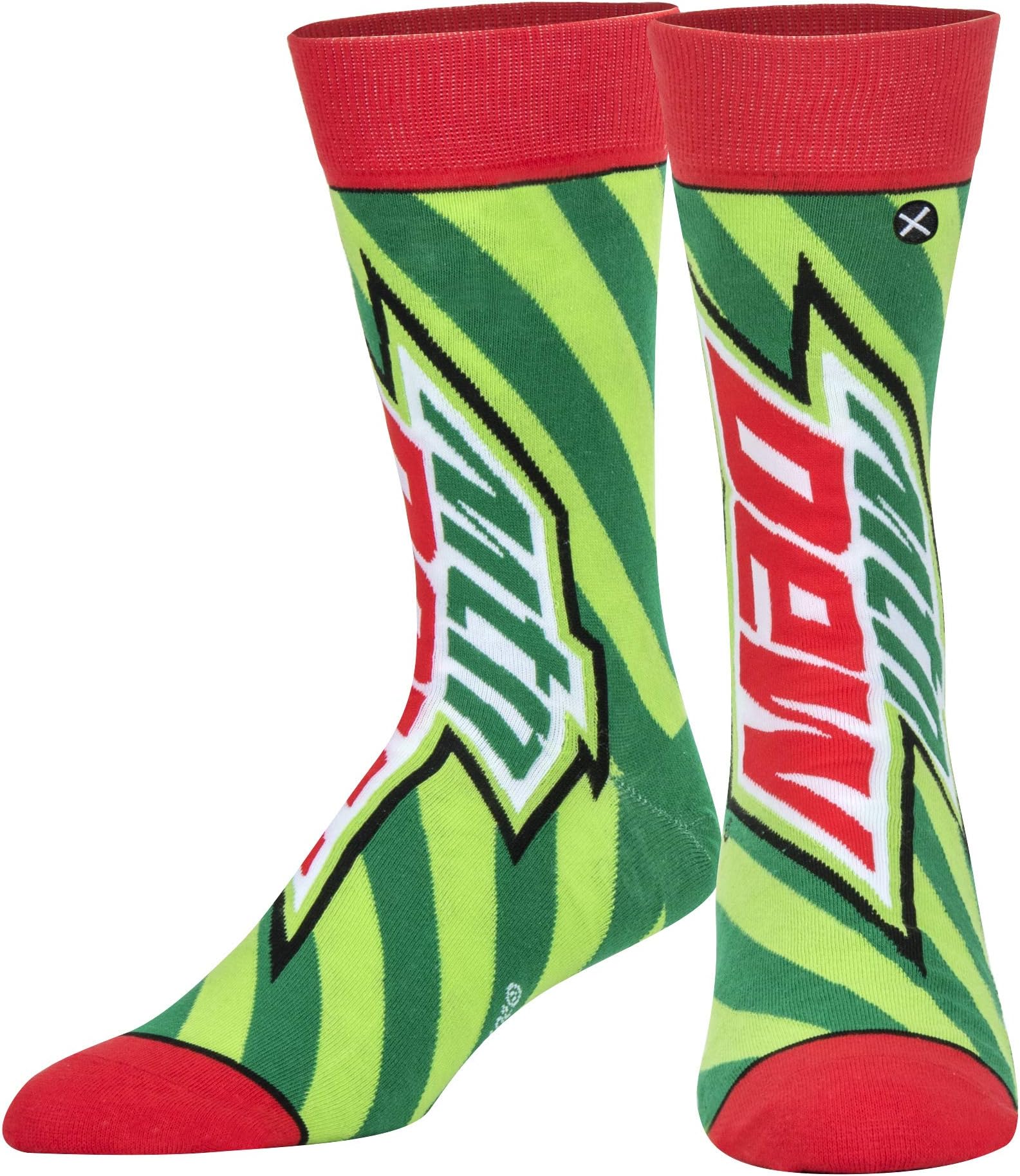ODD SOXMens Straight Knit Crew Socks - Just Dew It