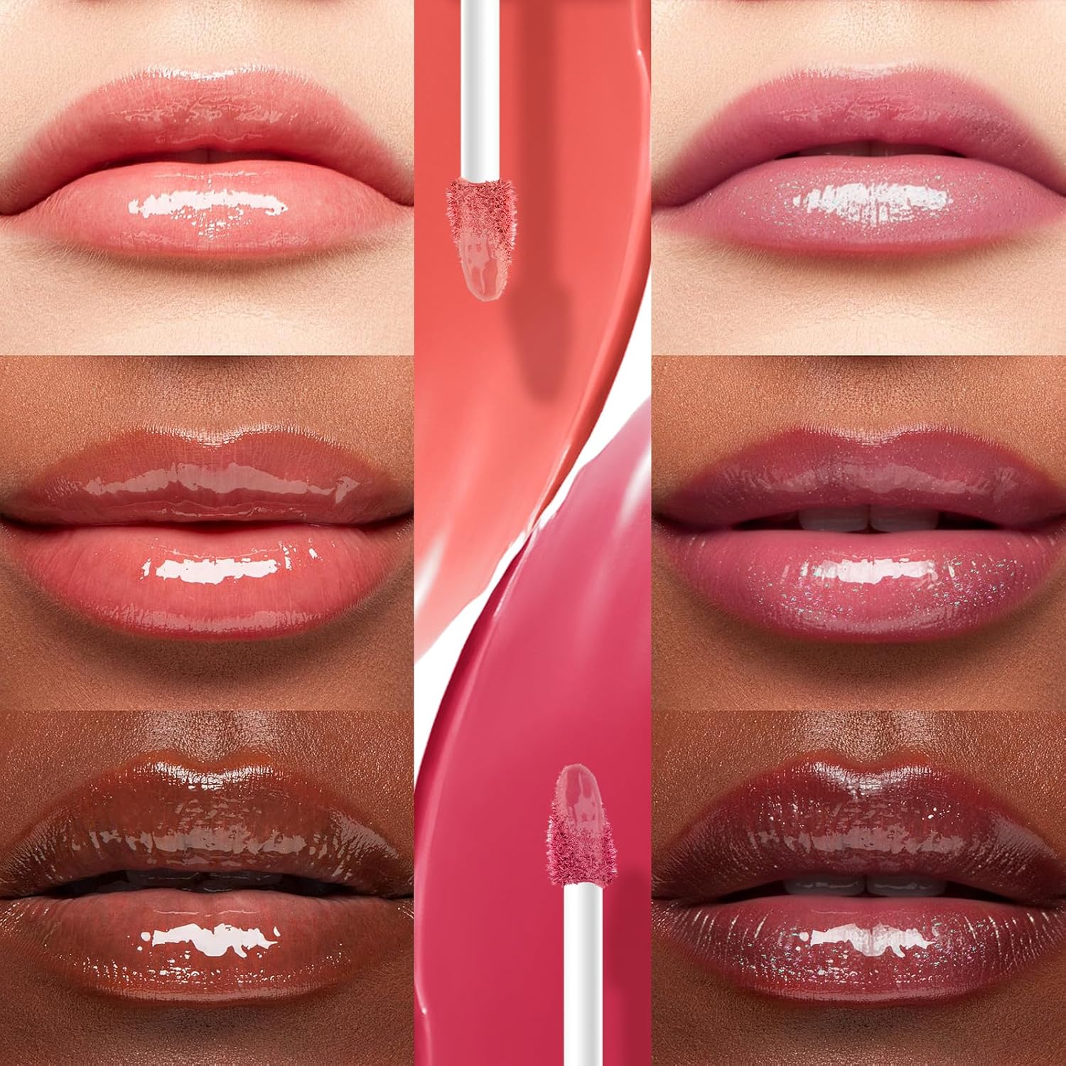 Color Nymph Matte Liquid Lipstick with Clear & Shimmer Lip Oil | 2PCS Lip Makeup Set for Women & Girls | High Pigment Color Long-Lasting Dual Ended Lip Gloss | Cruelty-Free & Vegan (2-Count, 02)