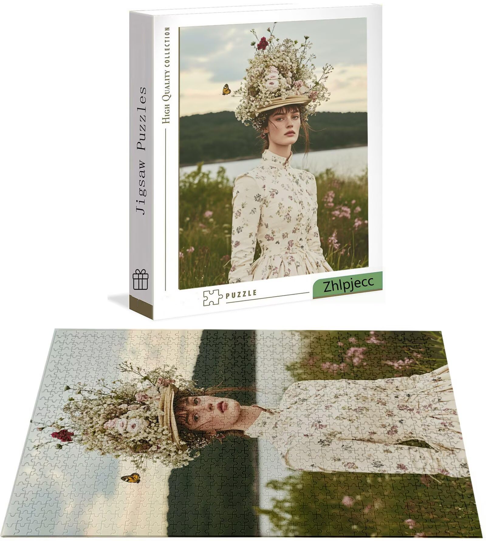 Dream Puzzle 6000 elementów dla dorosłych, puzzle 6000 elementów dla dorosłych i dzieci od 14 lat, dziewczyna najwyższej jakości drewniane puzzle z wykwintnym pudełkiem, prezent dla kobiety/mężczyzny