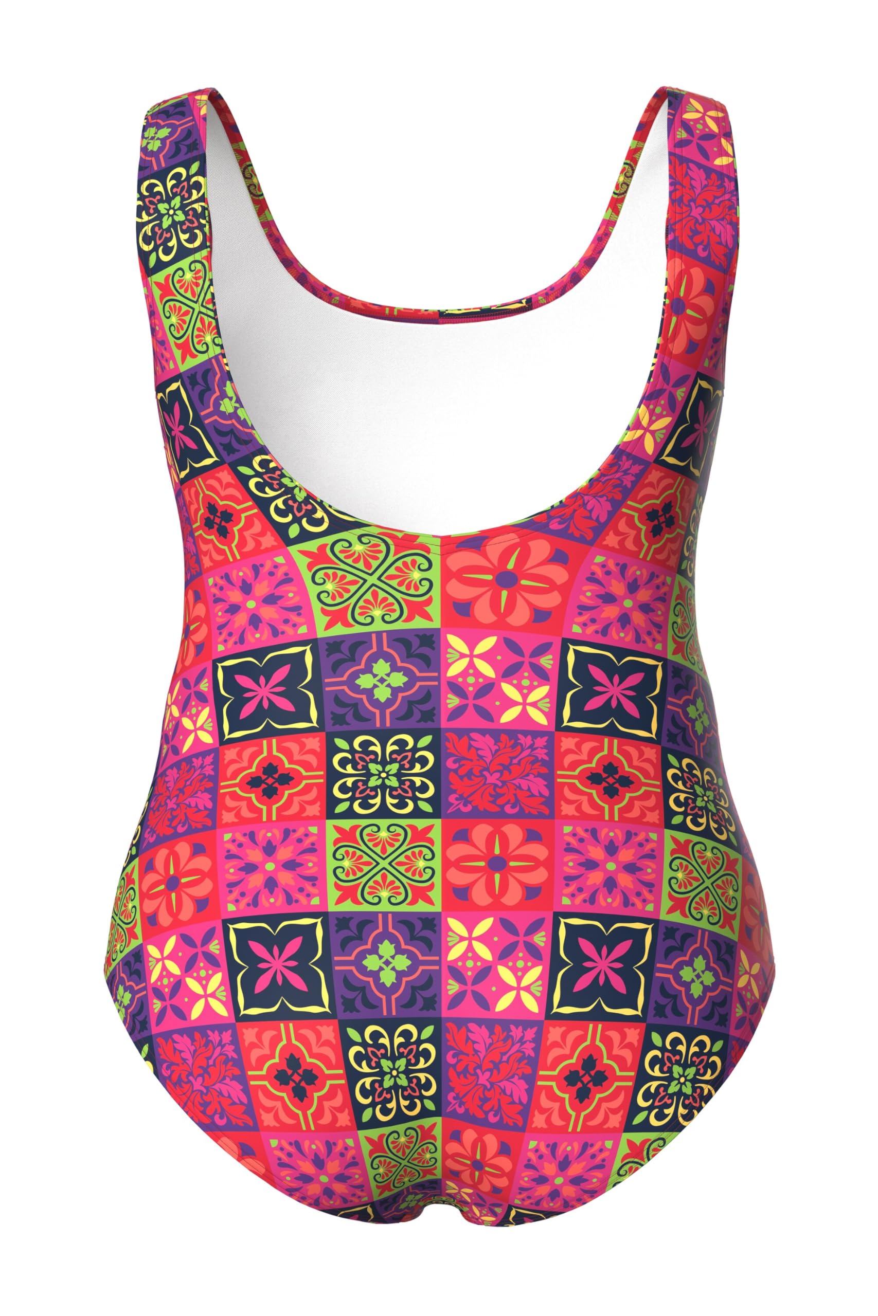 Ulla Popken Badeanzug Alice, Softline, Dg, Kacheln Maillot de Bain Une pièce Femme