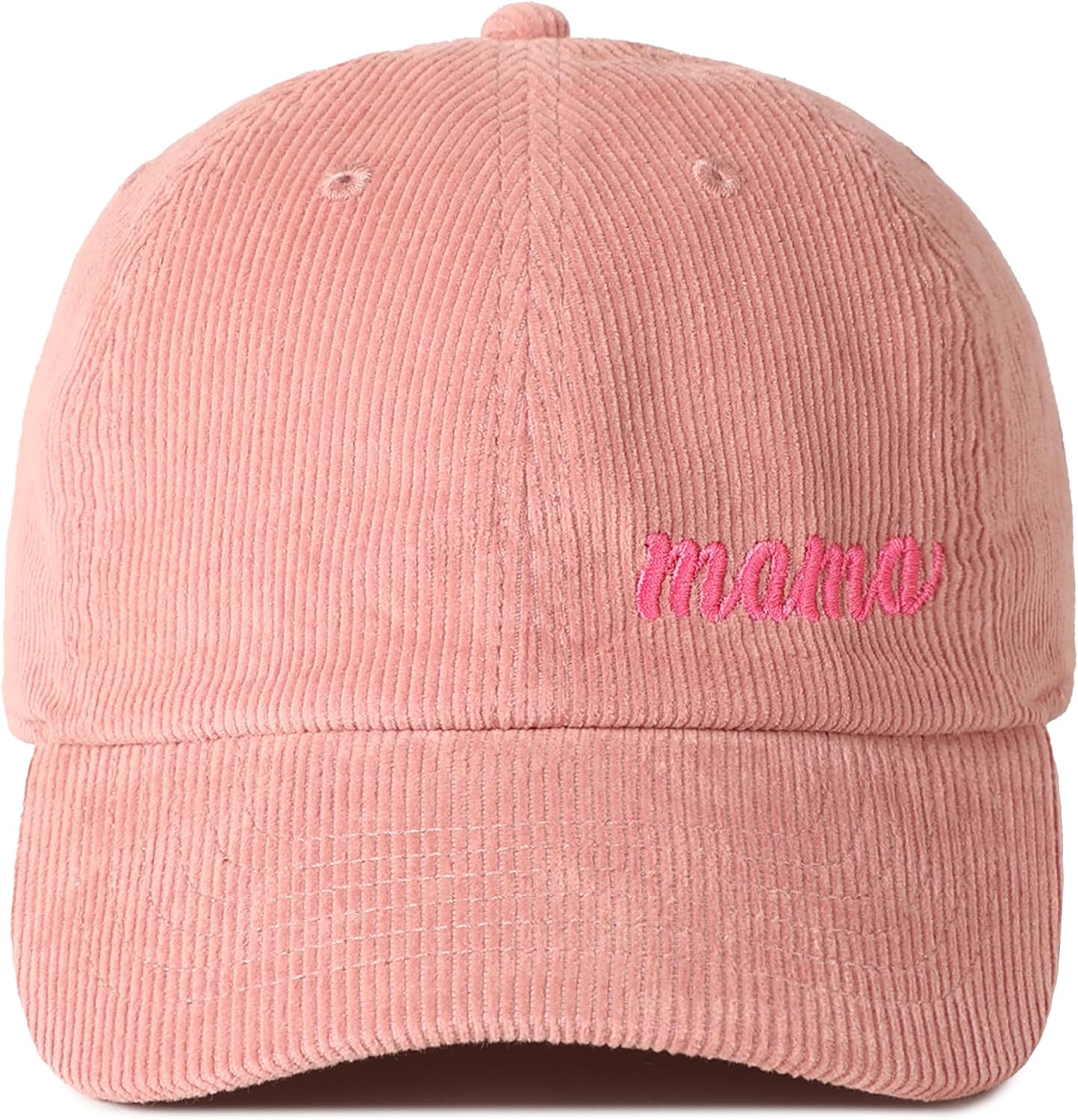 MIRMARU Variety of Designs Embroidered 100% Cotton Corduroy Baseball Cap for Men and Women.