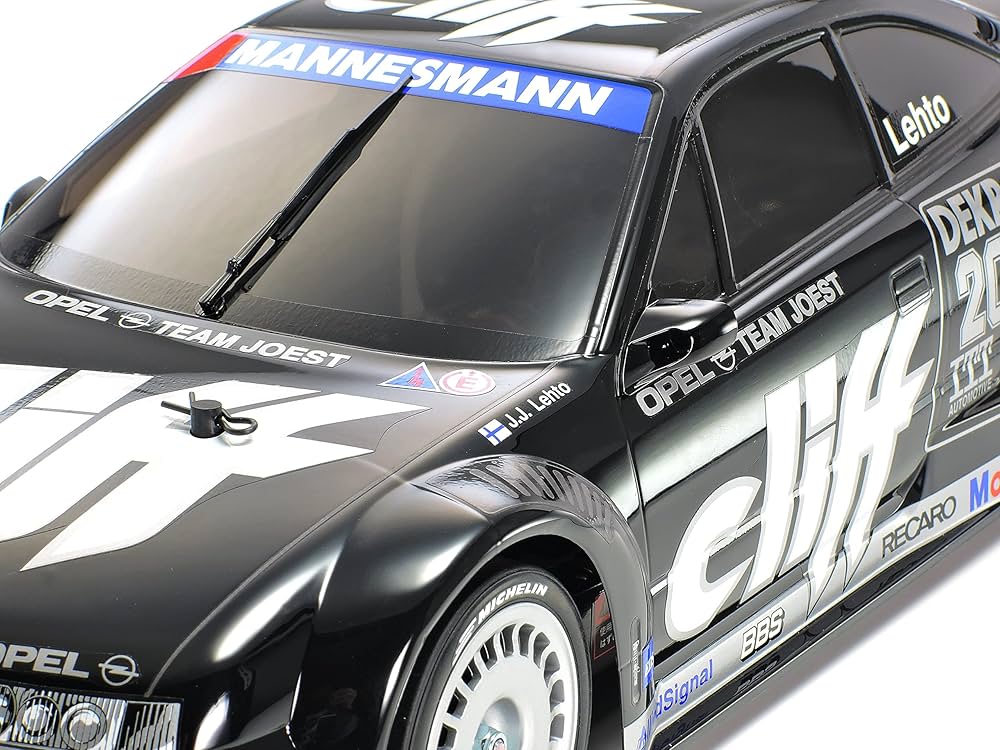 Tamiya Opel Calibra V6 Cliff Nero Brushed 1:10 Auto RC elettrico