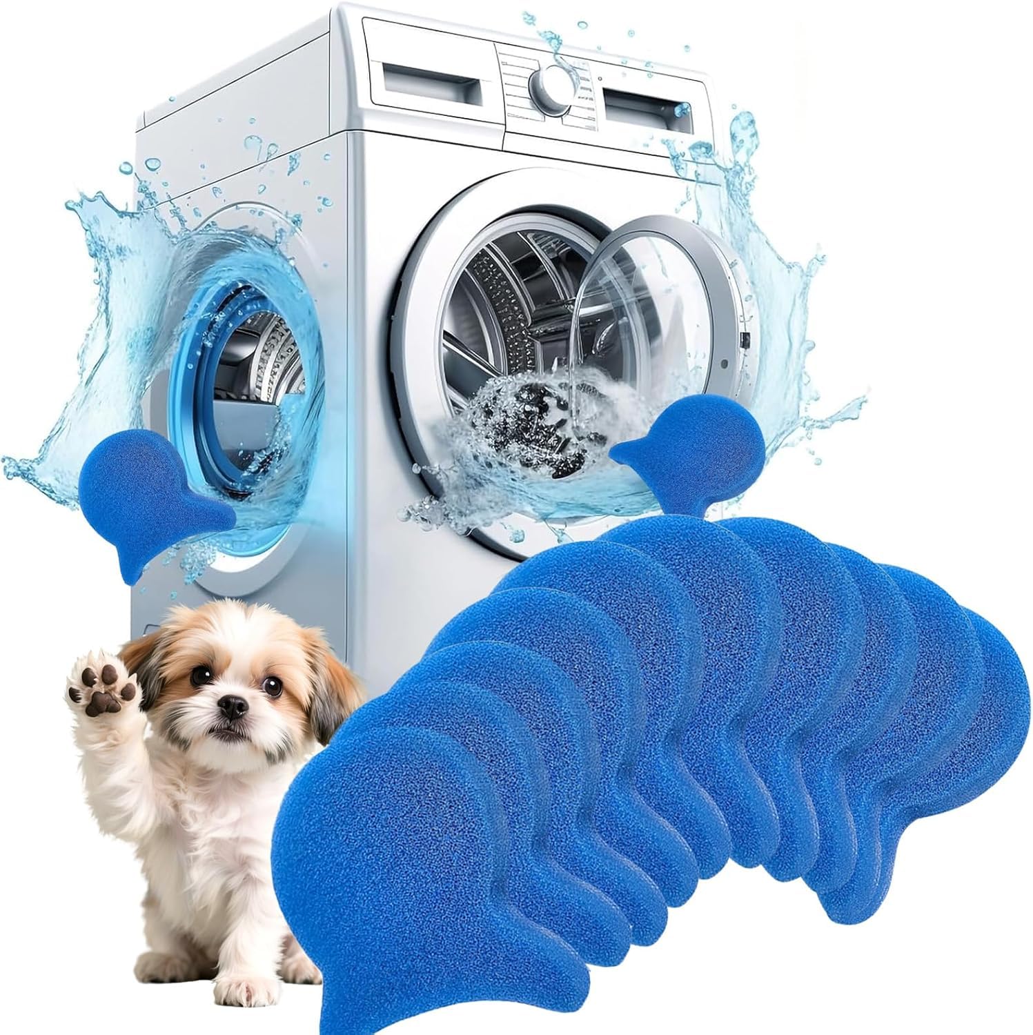 Photo 1 of 10 Pcs Pet Hair Remover for Laundry