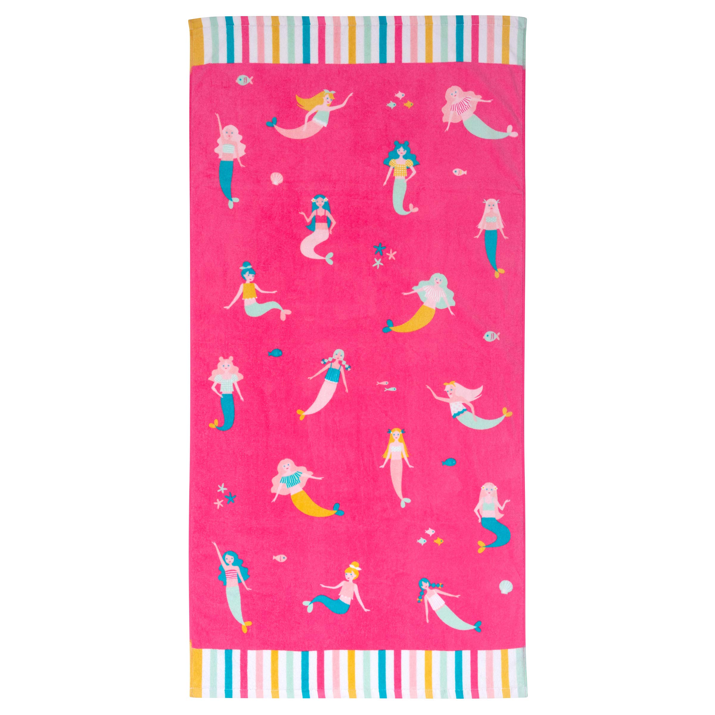 Stephen Joseph, Unisex Kids Summer Beach Bath Towel, Mermaid, Mermaid, One size