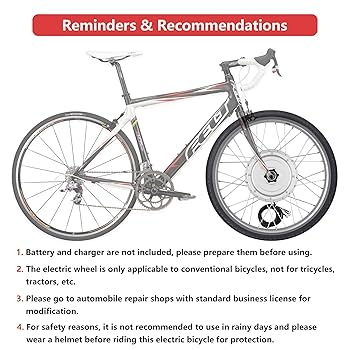 Amazon.co.jp: AW 20インチ 電動自転車 前輪変換キット E-バイク