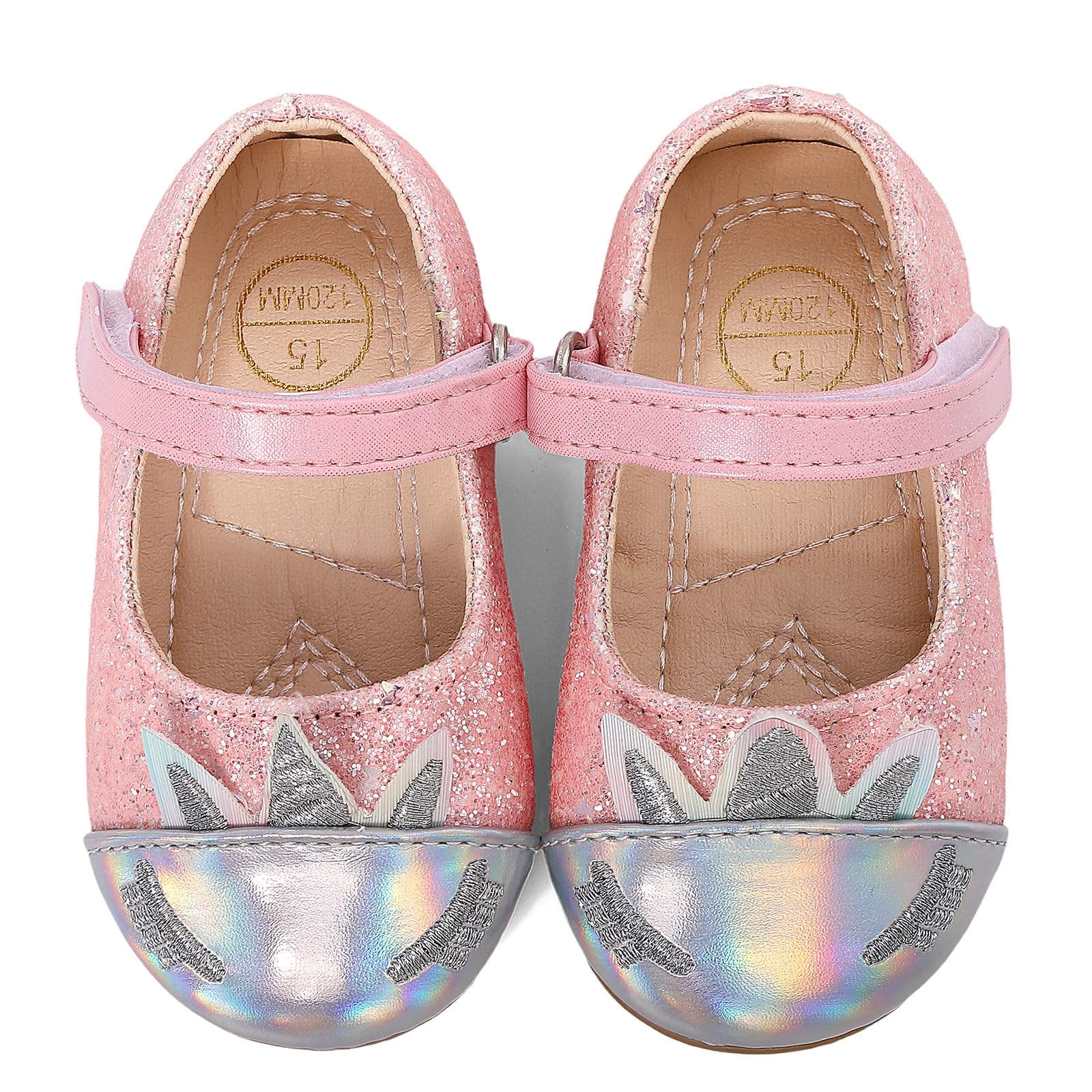 LACOFIA Ballerine per neonata Scarpe Primi Passi Antiscivolo per Bambina