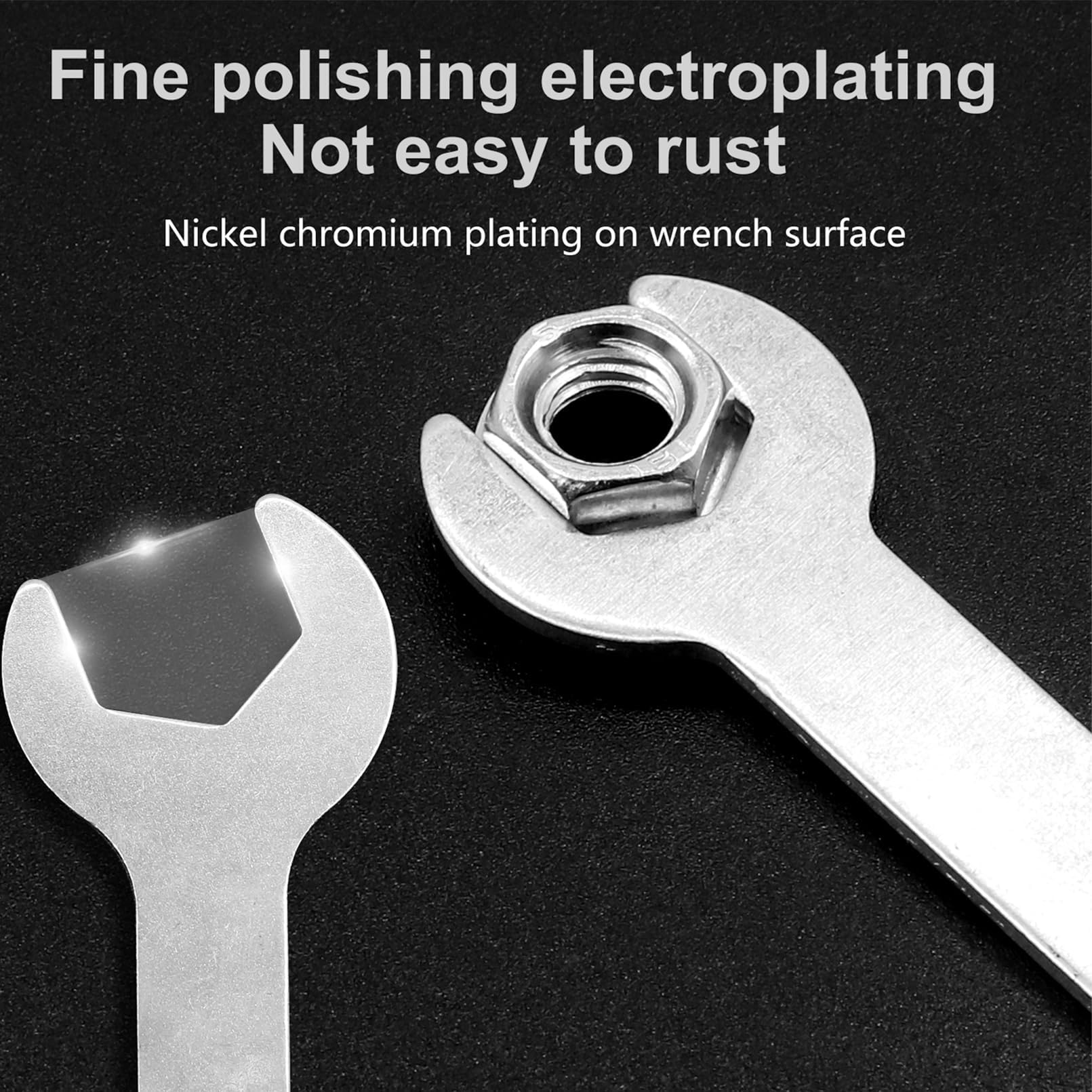 YnGia Open End Wrench Set Super Thin Flat Wrench 14 Piece Single 1.5mm Small Wrench Spanner Set for Tight Spaces - Image 3