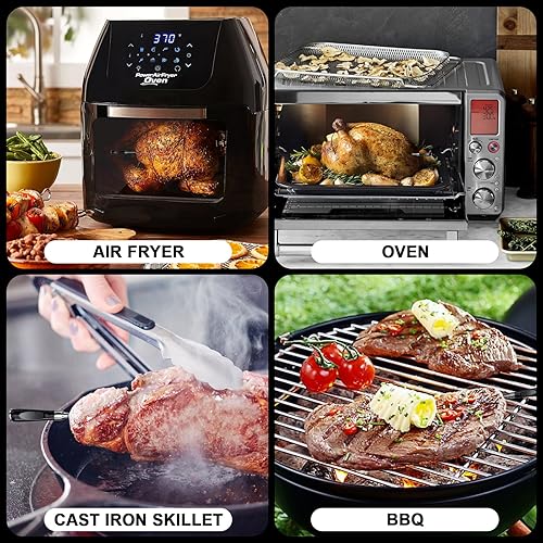 Miniatura 6 de Termómetro inteligente inalámbrico de carne de 700 pies con Bluetooth para barbacoa, horno, freidora de aire, parrilla, ahumador, asador, ± 1.8