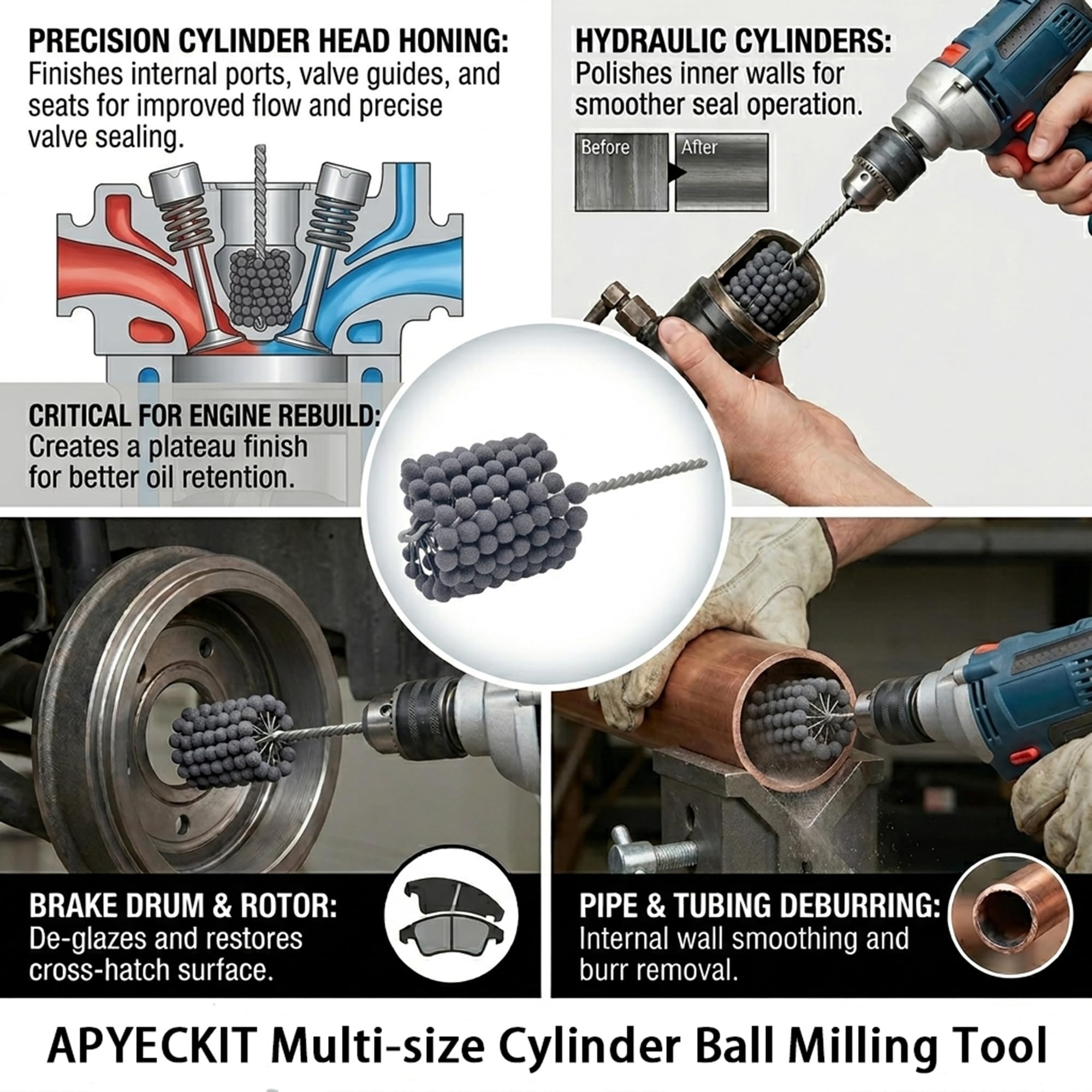 Cylinder Ball Hone - Restore Hydraulic Cylinders -7 Cylinder Ball Hone - Restore Hydraulic Cylinders -7