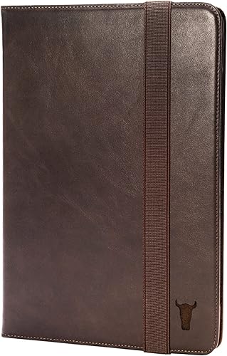Miniatura 1 de TORRO Funda compatible con iPad Mini 6  Funda de piel auténtica para iPad Mini 6 generación (2021) con función de soporte, conectividad de Apple