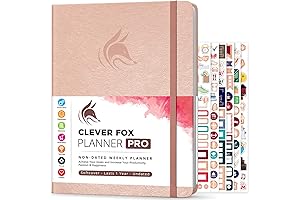Clever Fox Planner PRO 2019 - Rose Gold