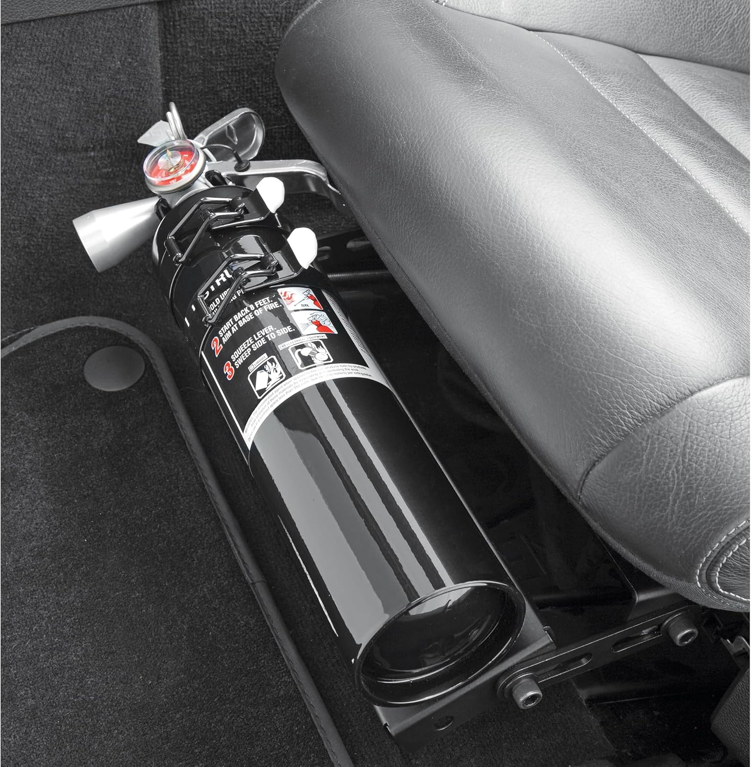 H3R HalGuard PRO Halon Clean Agent Fire Extinguisher for Car – 2.5 lb Red, Vehicle & Auto, UL Listed (HP250R)