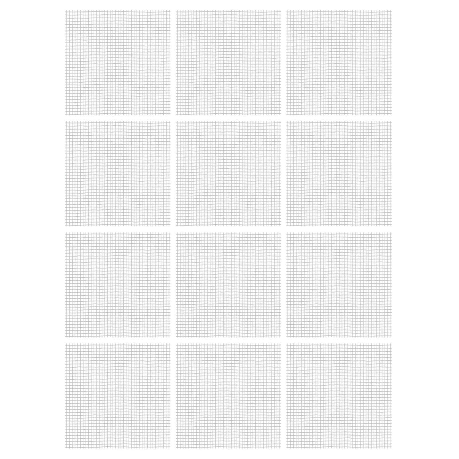 kowaku 12 Pièces de Trame pour Mosaïque Décorative, 30 X 30 Cm (12 X 12 Pouces).