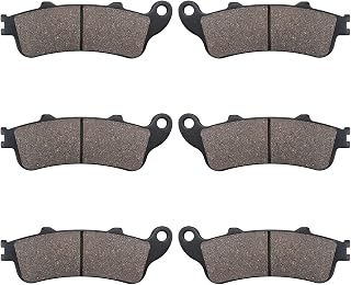 OCEAIR Front&Rear Brake Pads for Honda VTX 1800 (All models) 2002-2013 GL 1800 Goldwing (All models) 2001-2017