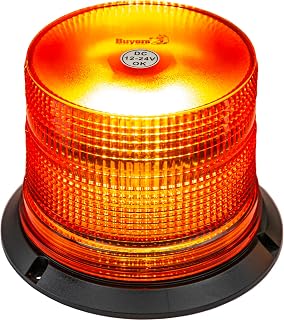Buyers Products SL647ALP 4.6 Inch LED Amber Beacon Light, Permanent Mount