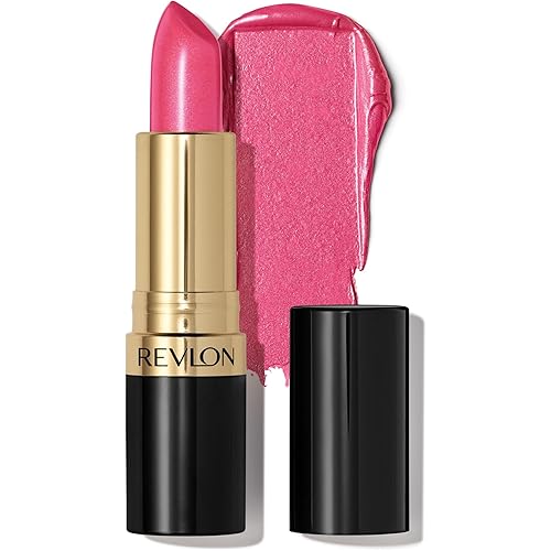 REVLON Lipstick, Super Lustrous Lipstick, Creamy Formula For Soft, Fuller-Looking Lips, Moisturized Feel in Pinks, Softsilver Rose (430) 0.15 oz