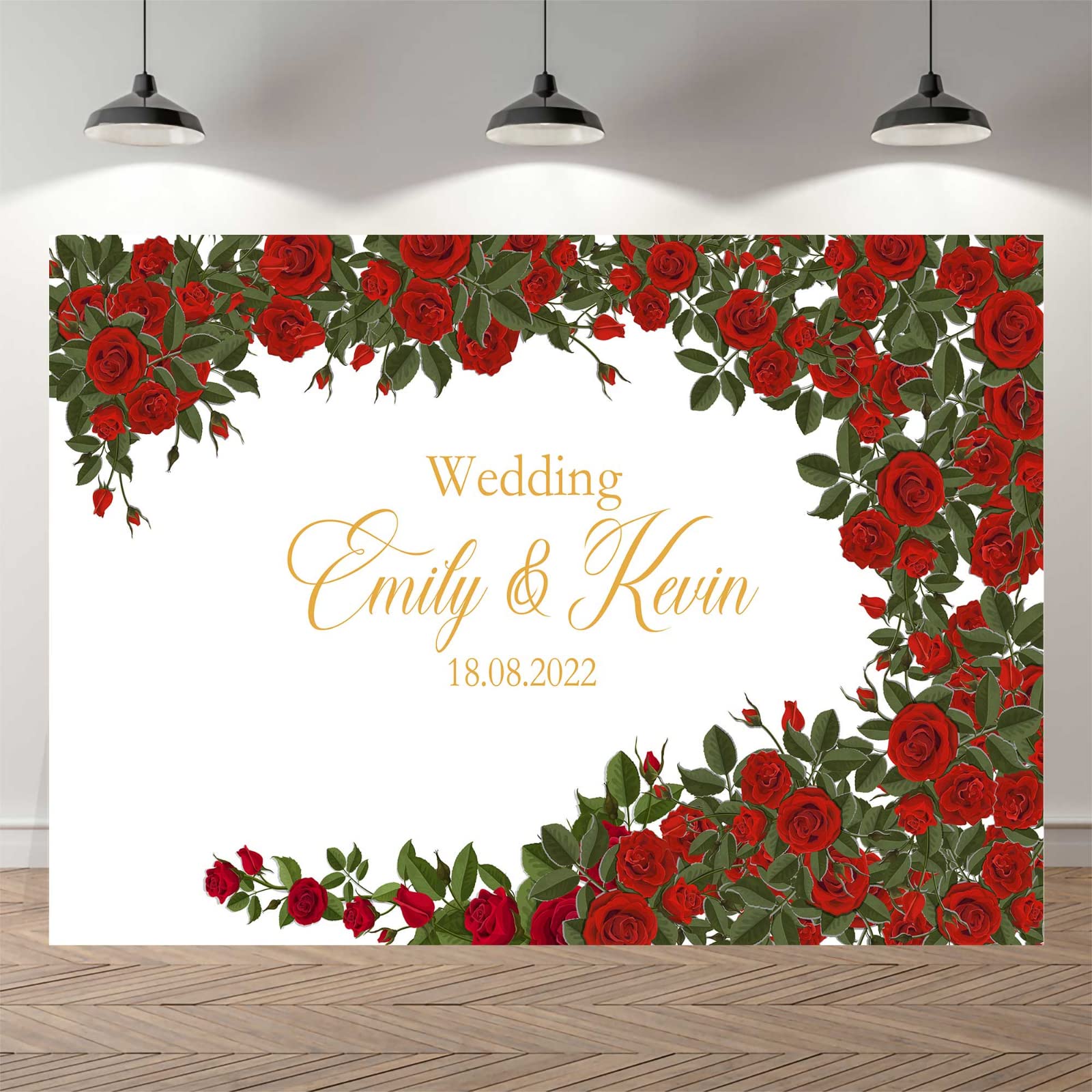 Fond de studio photo pour cacher un mur et réussir vos photos de mariage et d'anniversaire