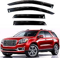 Vista 48 de KPY Moldura deflectora de viento con protección contra la lluvia compatible con GMC Terrain 2018-2023, 4 unidades, para ventana lateral, autoadhesiva