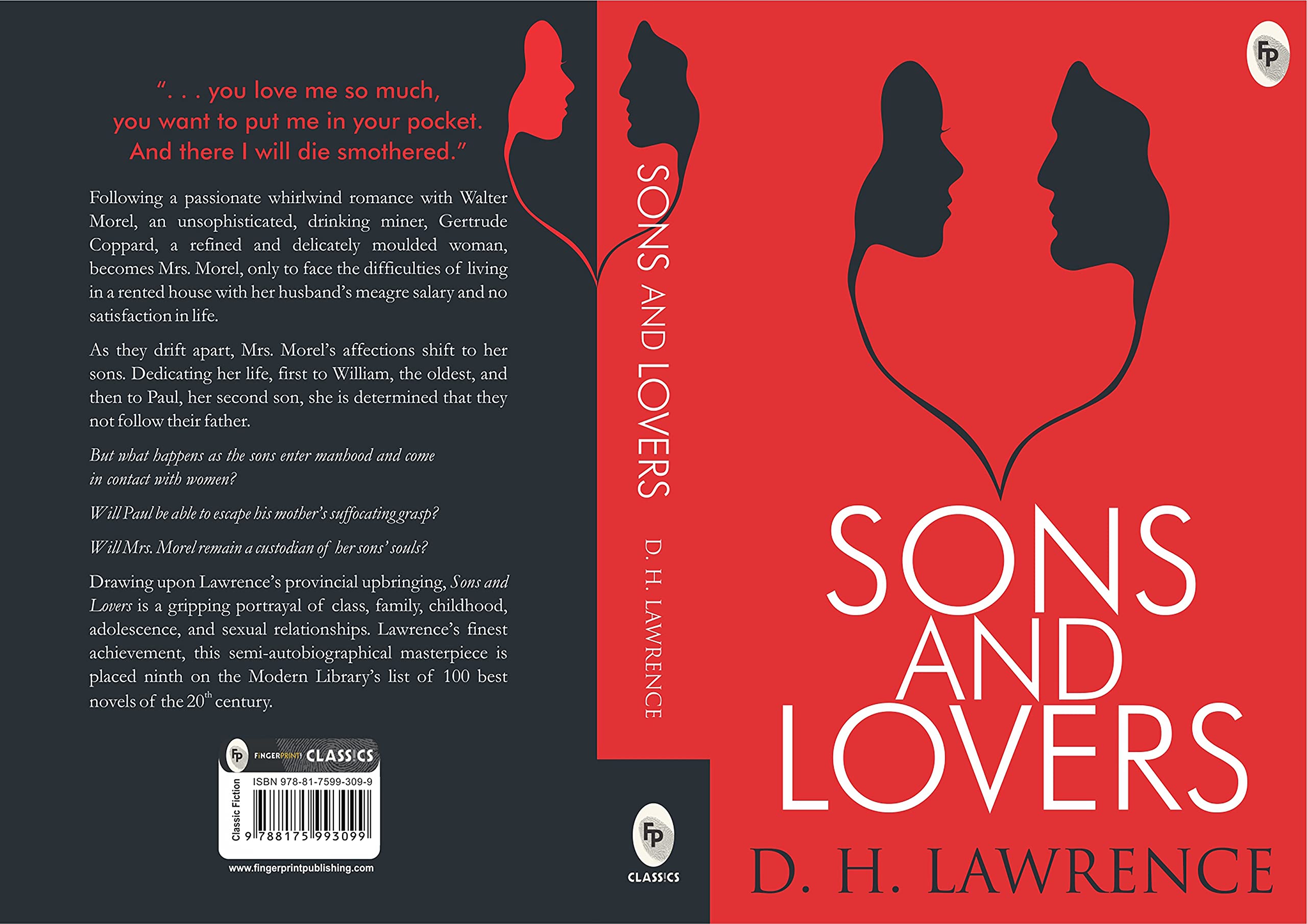 Sons and Lovers by D.H. Lawrence β Coming-of-age Novel | A Timeless Tale of Mother-son Relationship | English Literature Classic | Psychological Drama | Romantic Pursuits | Prose Stylist | Literary Exploration | Lawrence's Psychological Fiction Masterpiece 1