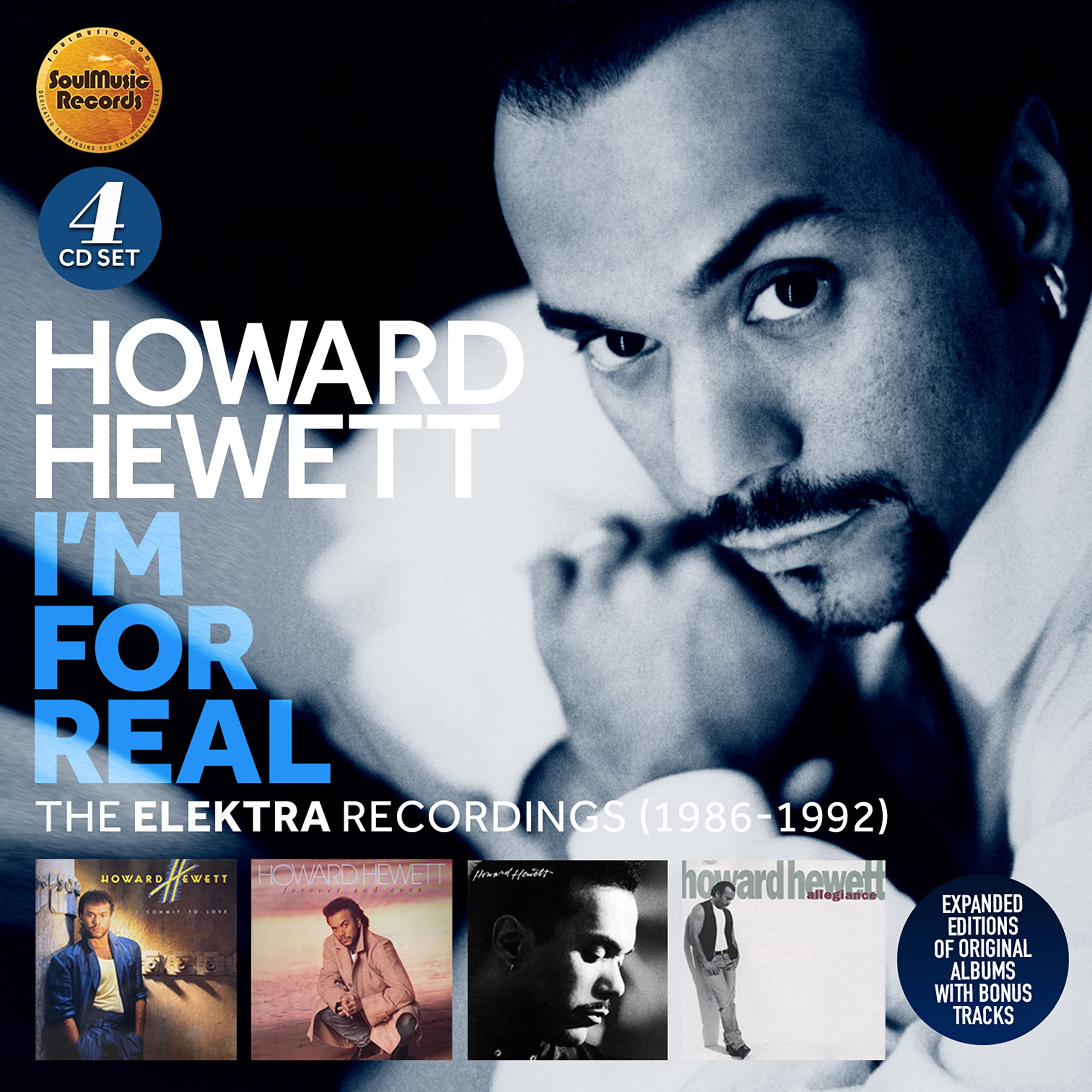 Howard Hewett Im For Real - The Elektra Recordings 1986-1992 CD New 501392909053