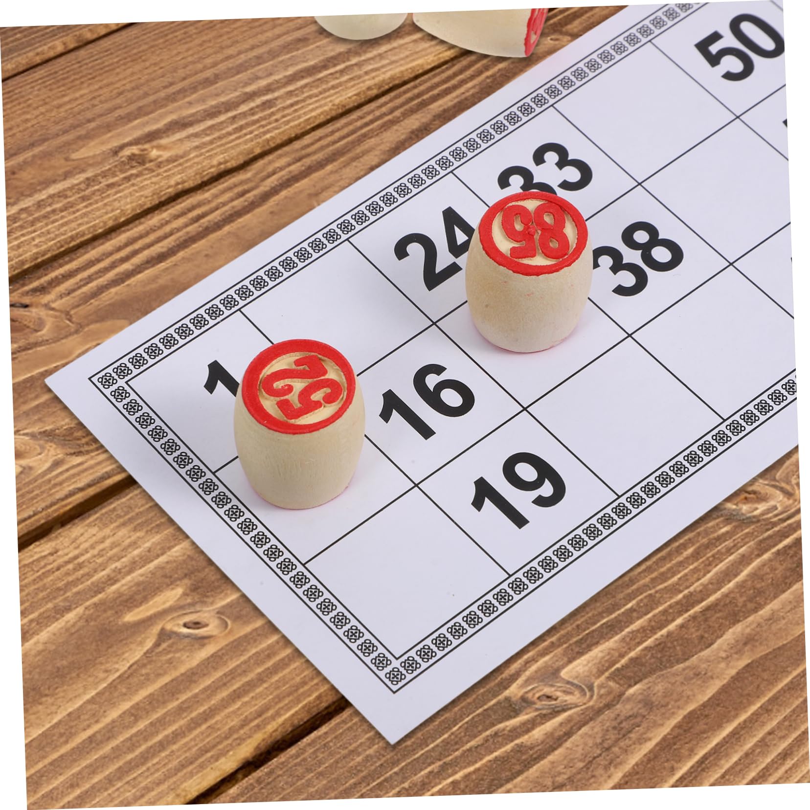 Lustiges Bingo Spiel mit 90 Doppelseitigen Zahlenkarten Fördert Hand Auge Koordination und Feinmotorik für Partys und Gruppenspiele