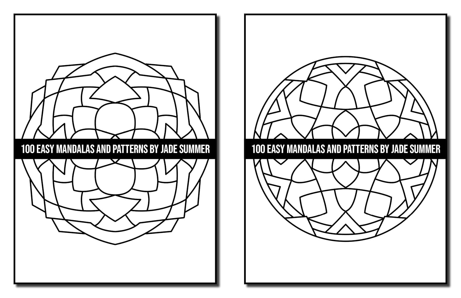 100 Easy Mandalas and Patterns: A Mandala Coloring Book for Adults with Fun, Simple, and Relaxing Coloring Pages (Easy Coloring Books) - Image 23