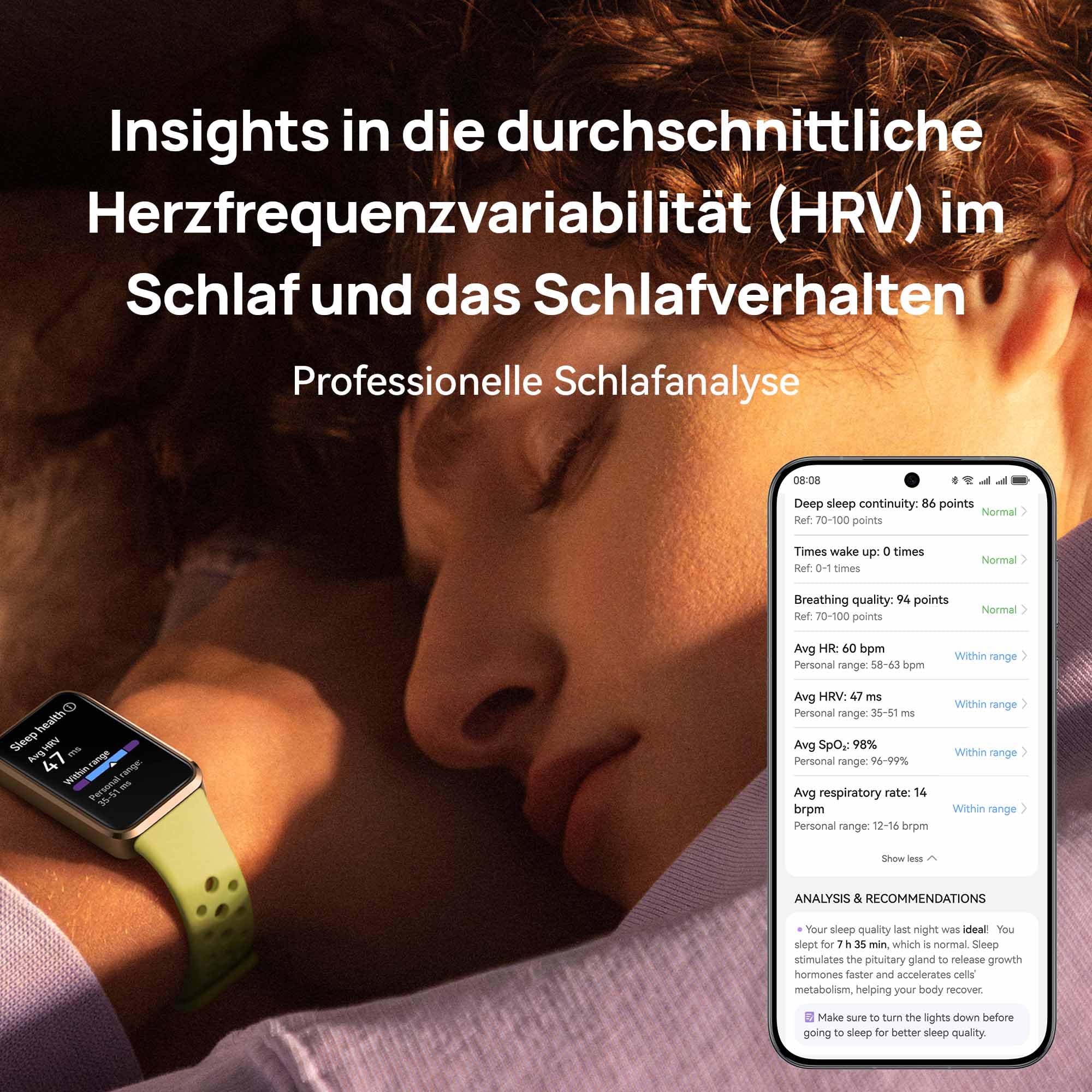 HUAWEI Band 10 Smartwatch, Fitness-Tracker, Schwarz | 24/7 Tracking bietet genaue Schlafanalyse & HRV-Messung. Perfekt für Fitness-Enthusiasten zur täglichen Regeneration.