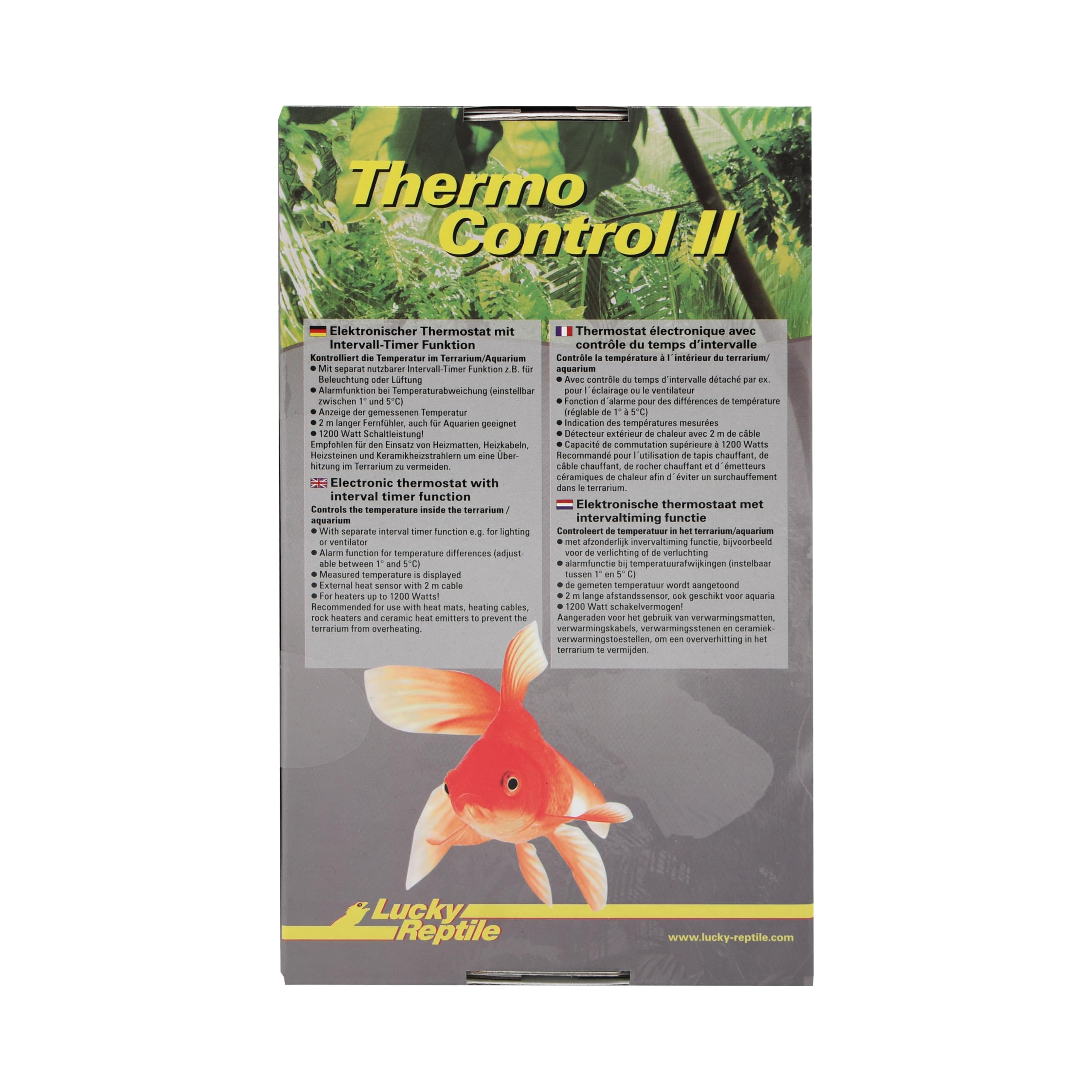 Control temperatura terrario Lucky Reptile thermo control II