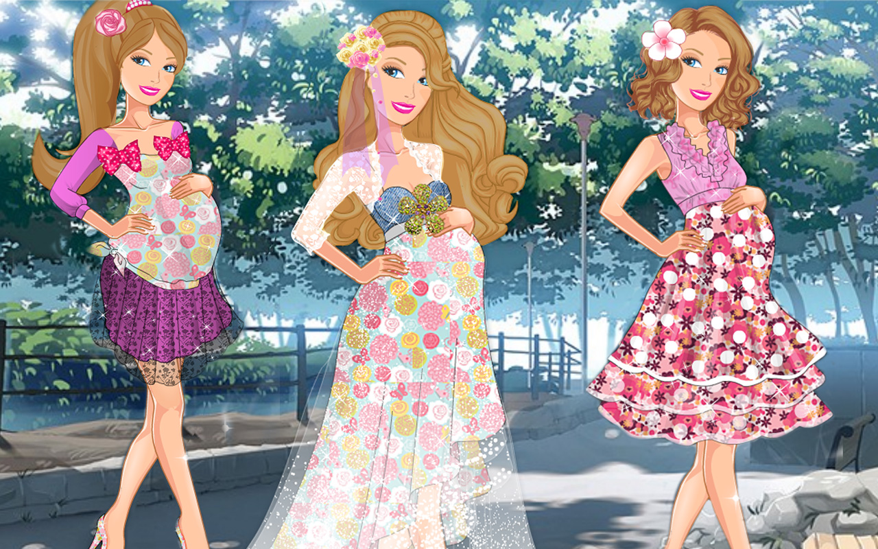 pregnant princess dress up games Pregnant Barbara Design Studio
