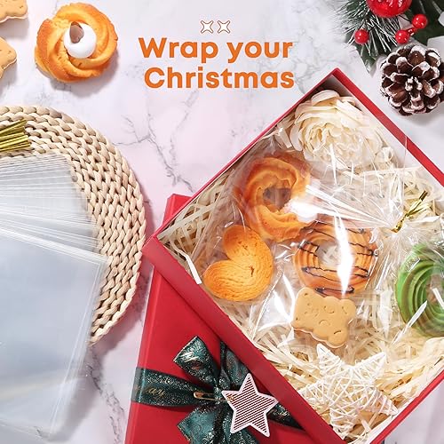 Miniatura 37 de SUREHOME Bolsas para barra de pretzel, 100 bolsas de pretzels de 2 x 8 pulgadas, bolsas individuales transparentes resellables y autosellables