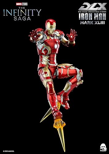 Miniatura 14 de threezero Avengers Infinity Saga: Iron Man MK43 - Figura coleccionable DLX a escala 1:12