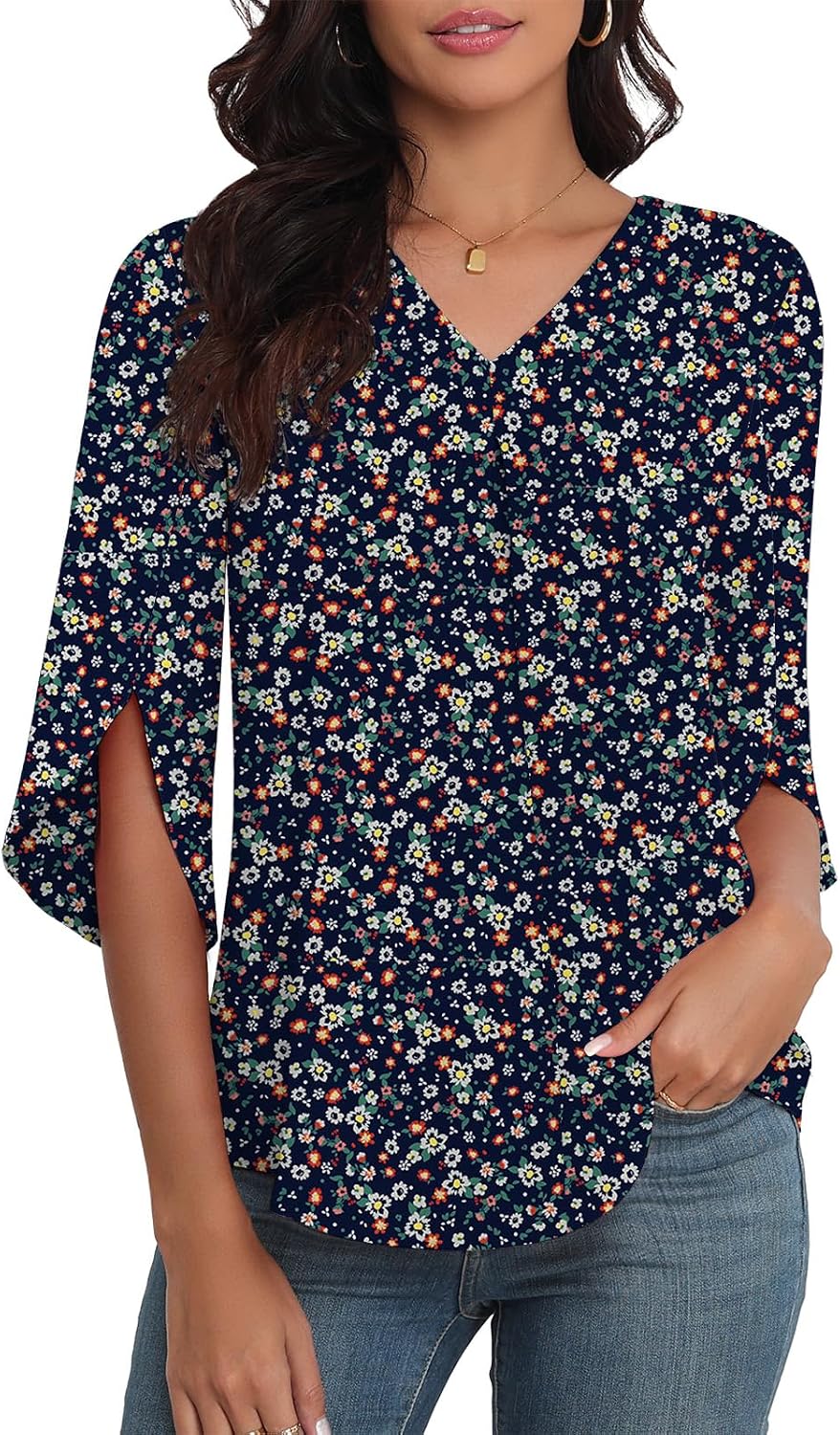 Navy Floral