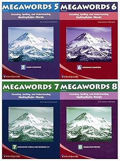 Megawords Student Books Set (4 Books) - Book 5, 6, 7, 8