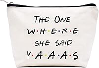 Vista 159 de LIBIHUA Bolsa de maquillaje para mujer, bolsa de cosméticos regalos para ella, bolsa de viaje femenina, Beige natural, 283-a mi increíble tía futura