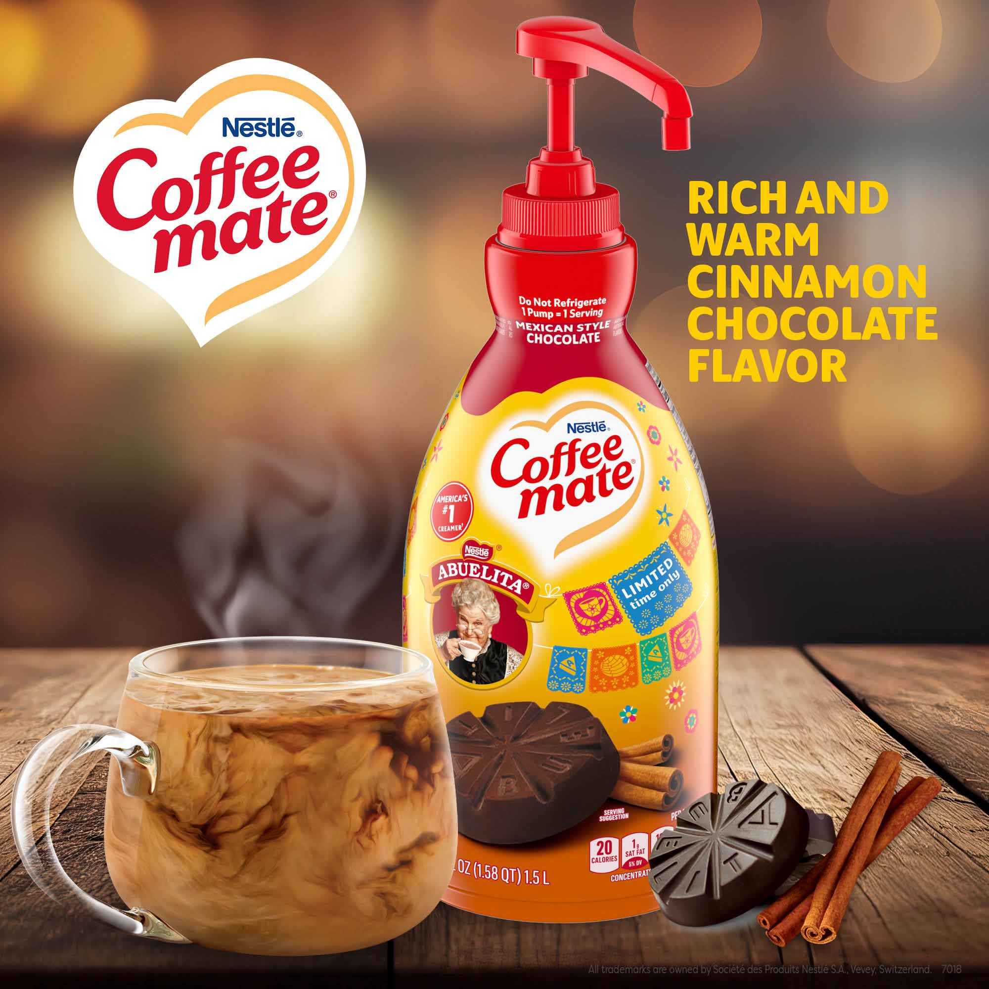 Coffee Mate Abuelita Mexican Style Chocolate Flavored Liquid