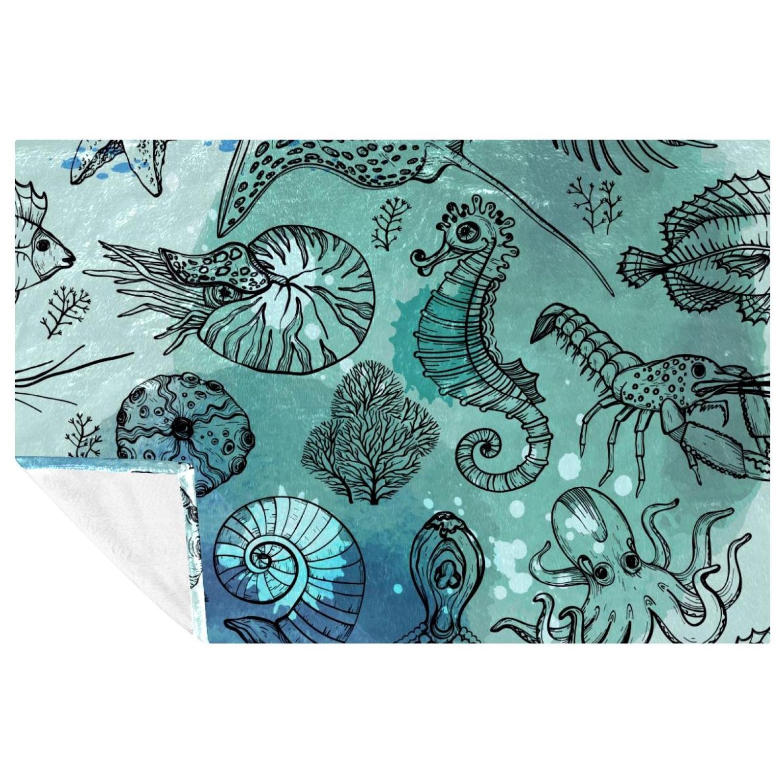 Couverture douce Deepwater Livings 150x100 cm : finis les frissons en camping et canapé