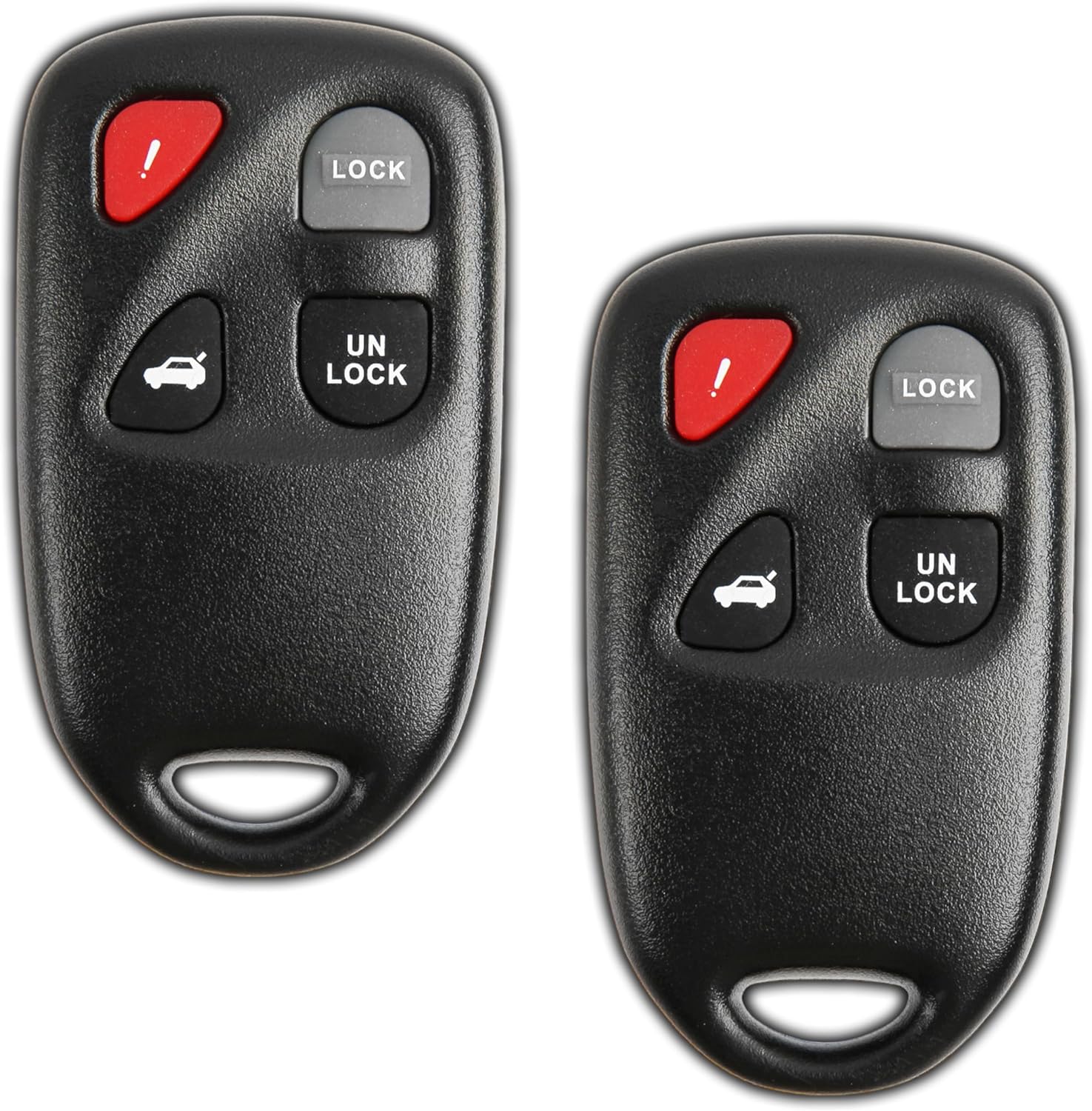 Keyless Entry Remote Key Fob for Mazda (KPU41701) (2-Pack)