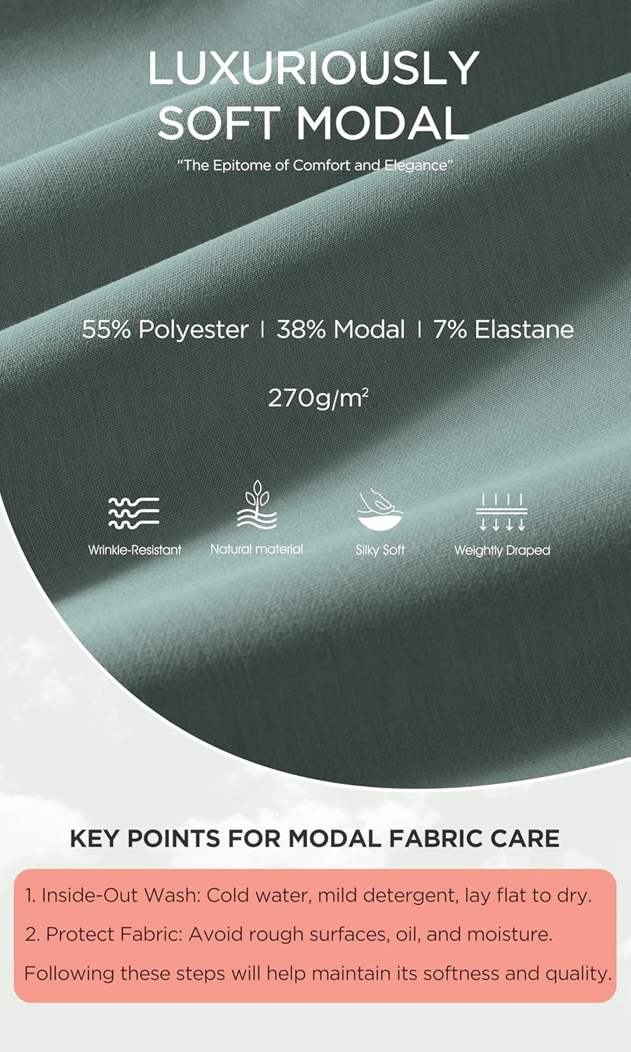 ODODOS Modal Soft Half-Zip Sweatshirts for Women Long Sleeve Relaxed Fit Collared Pullover Top - Image 6