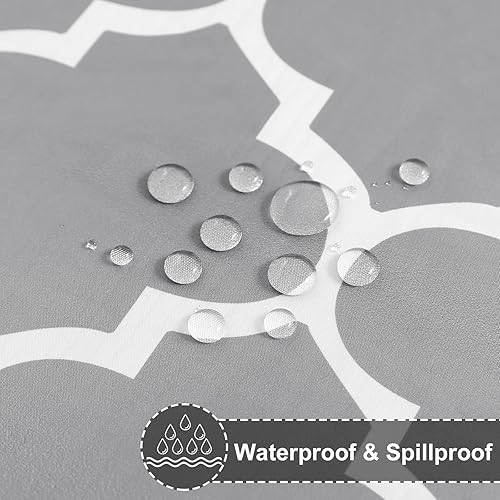 Miniatura 2 de Mantel Homing de tela de poliéster marroquí, resistente al agua y lavable, con textura rectangular, sin arrugas, para reuniones y exteriores