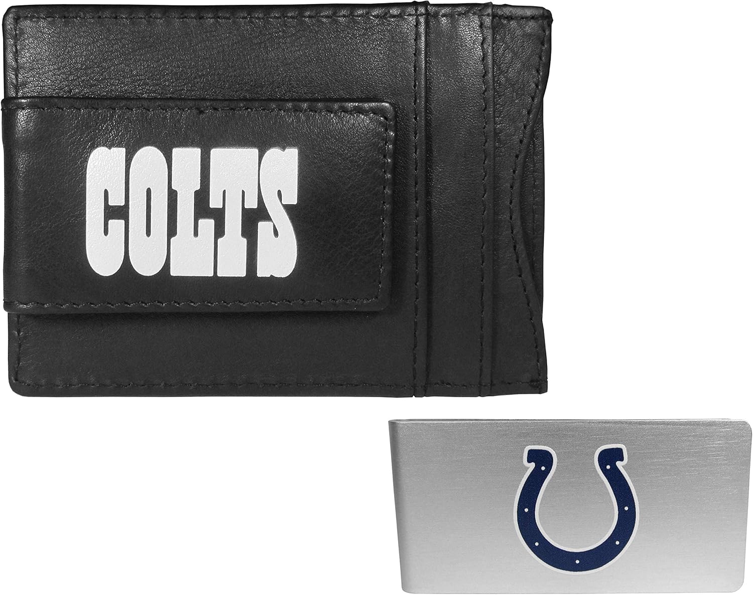 Siskiyou Sports NFL unisex Leather Cash & Cardholder & Money Clip