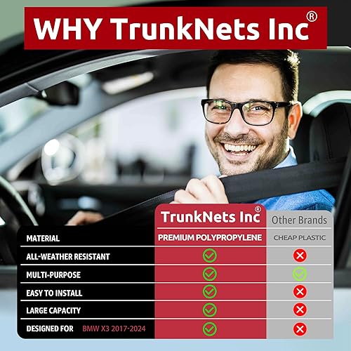Miniatura 6 de Red de carga estilo piso de maletero para BMW X3 2018-2025
