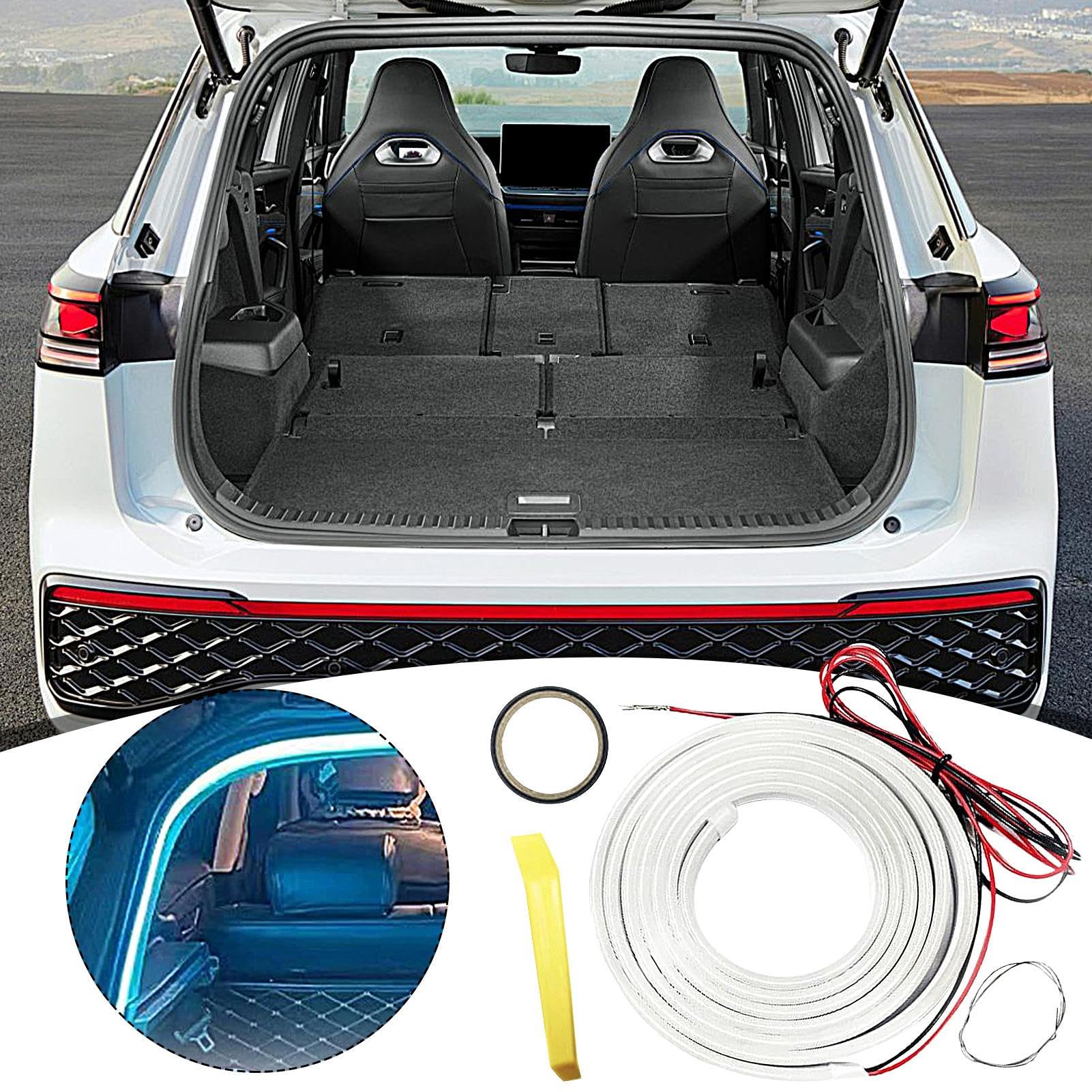 Luz De Maletero para Coche - Tira de Luz para Maletero con Sensor Automático | Iluminación Dinámica para Turismos y Monovolúmenes