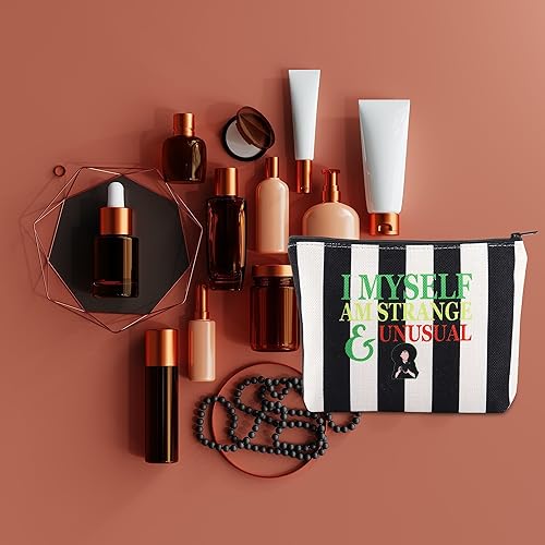 Miniatura 5 de FOTAP Lydia Regalo de película de terror, regalo de Lydia, bolsa de maquillaje, bolsa de Halloween, regalo de gusano de arena, regalo gótico,