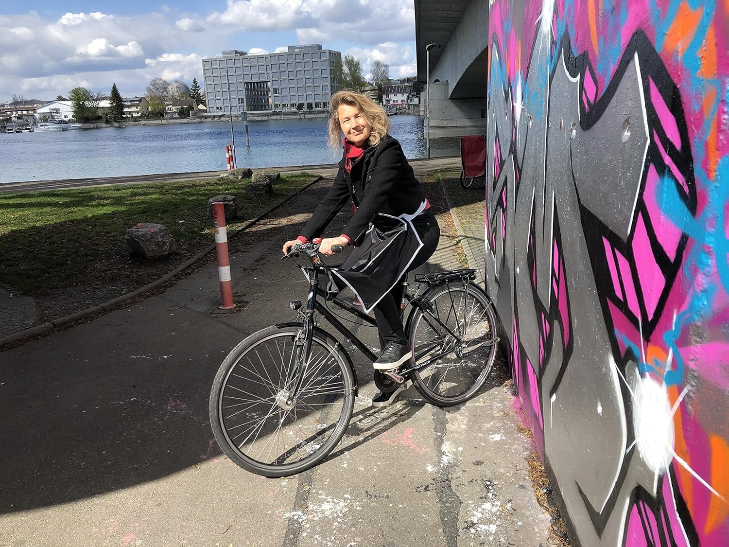 2-in-1 Radfahrer Regenschutz
