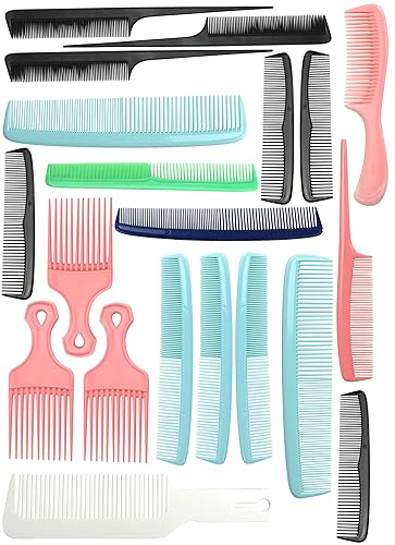 Miniatura 6 de Iconikal Peines de diseñador surtidos de lujo de 40 piezas  Iconikal - Peines irrompibles para cabello húmedo y seco, fáciles de limpiar, juego de