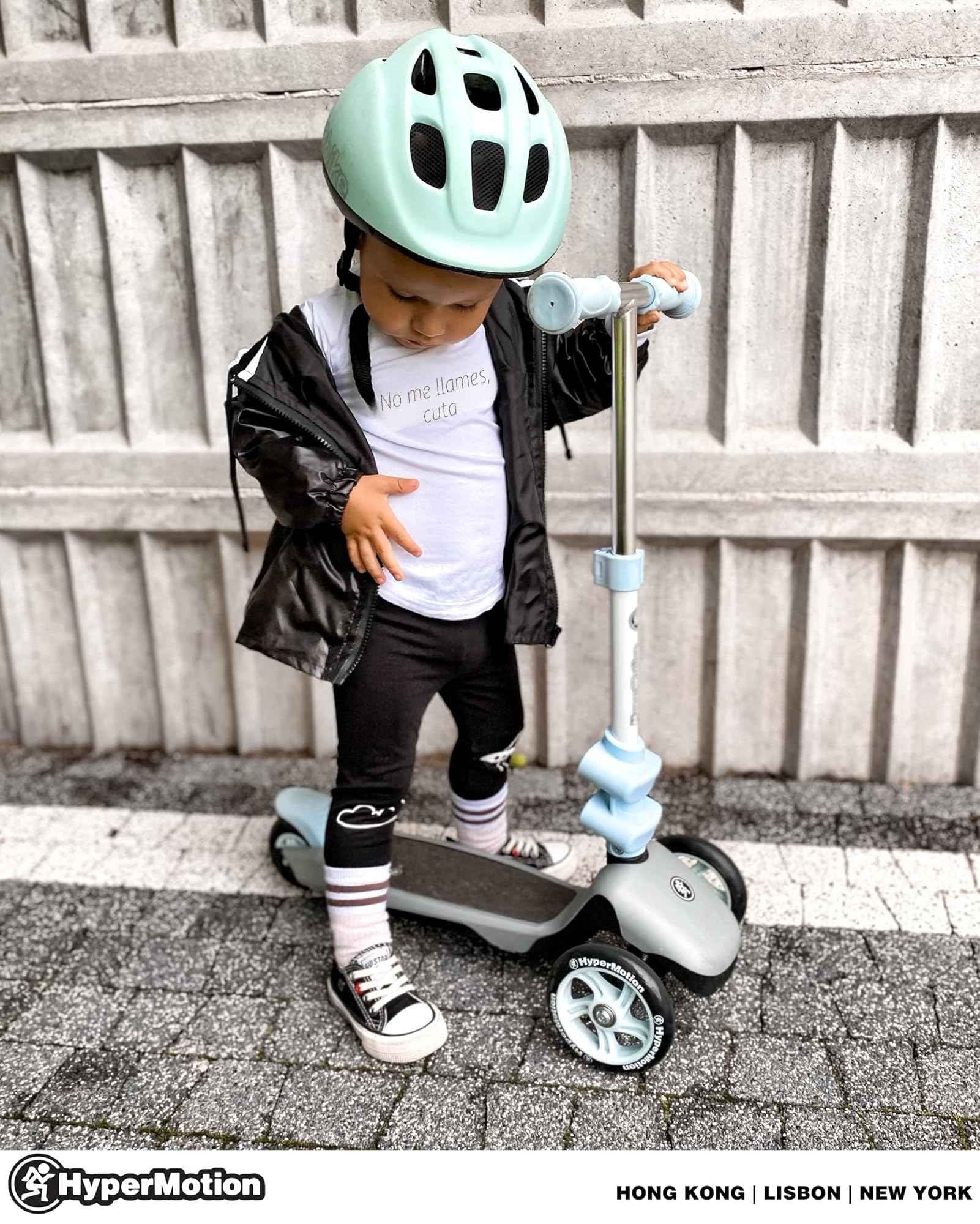 HyperMotion - Patinete Infantil 3 en 1 (Carga máxima 50 kg) | Triciclo de bebé escalable de + 1 año | Reposapiés, Asiento de Carga máxima 20 kg, Plataforma Antideslizante, Manillar Ajustable